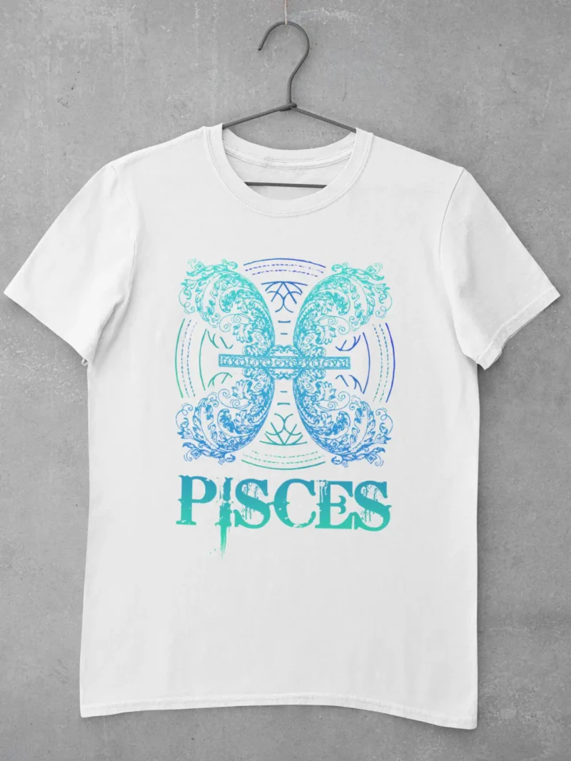 pisces dream tee white