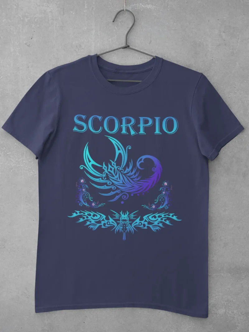 scorpio edge tee navy blue