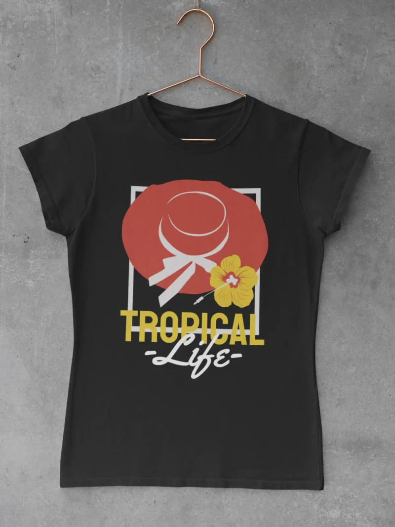 Mad4Street Tropical Life Tee – Chill, Vibrant & Summer-Ready