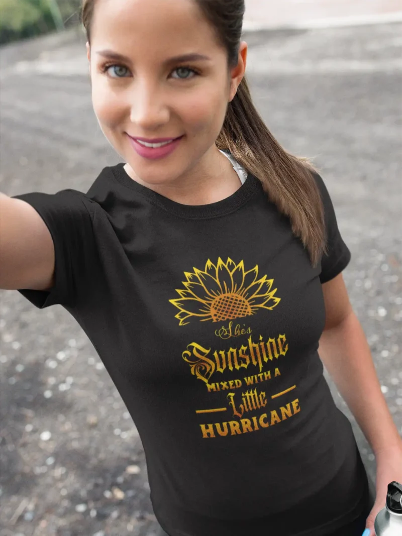 Sunshine Hurricane T-Shirt by Mad4street, designed for everyday style