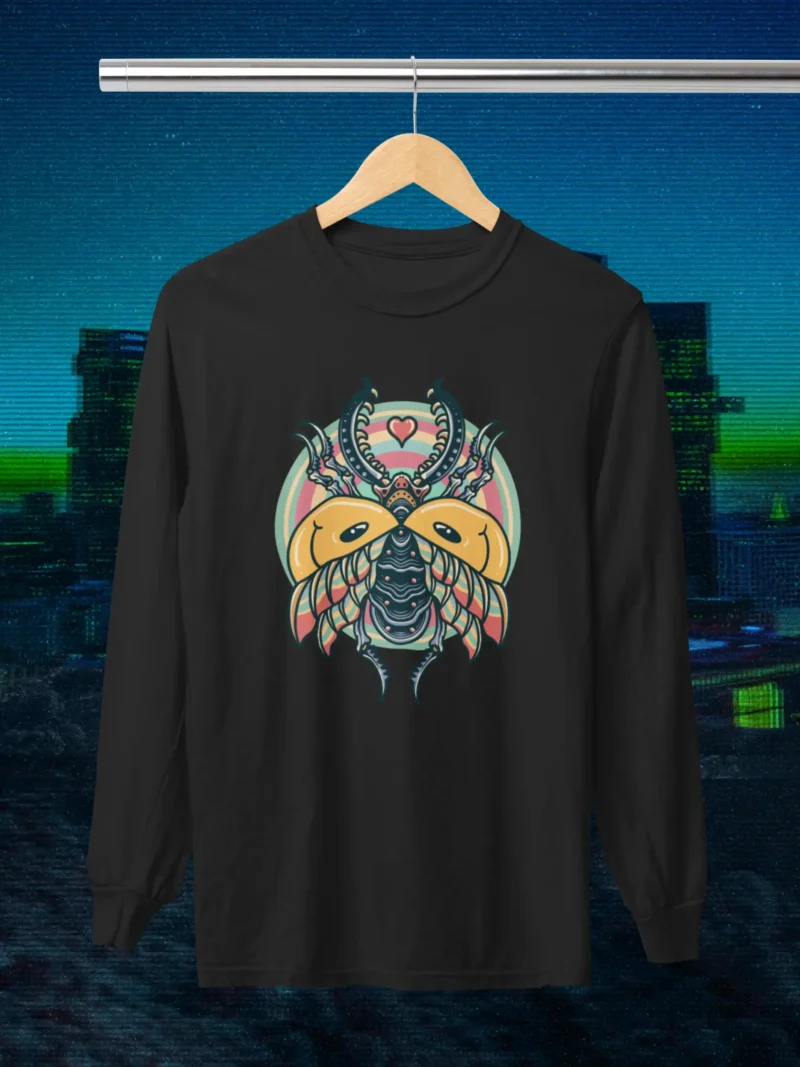 Trippy Beetle Full Sleeves T Shirt 5 scaled