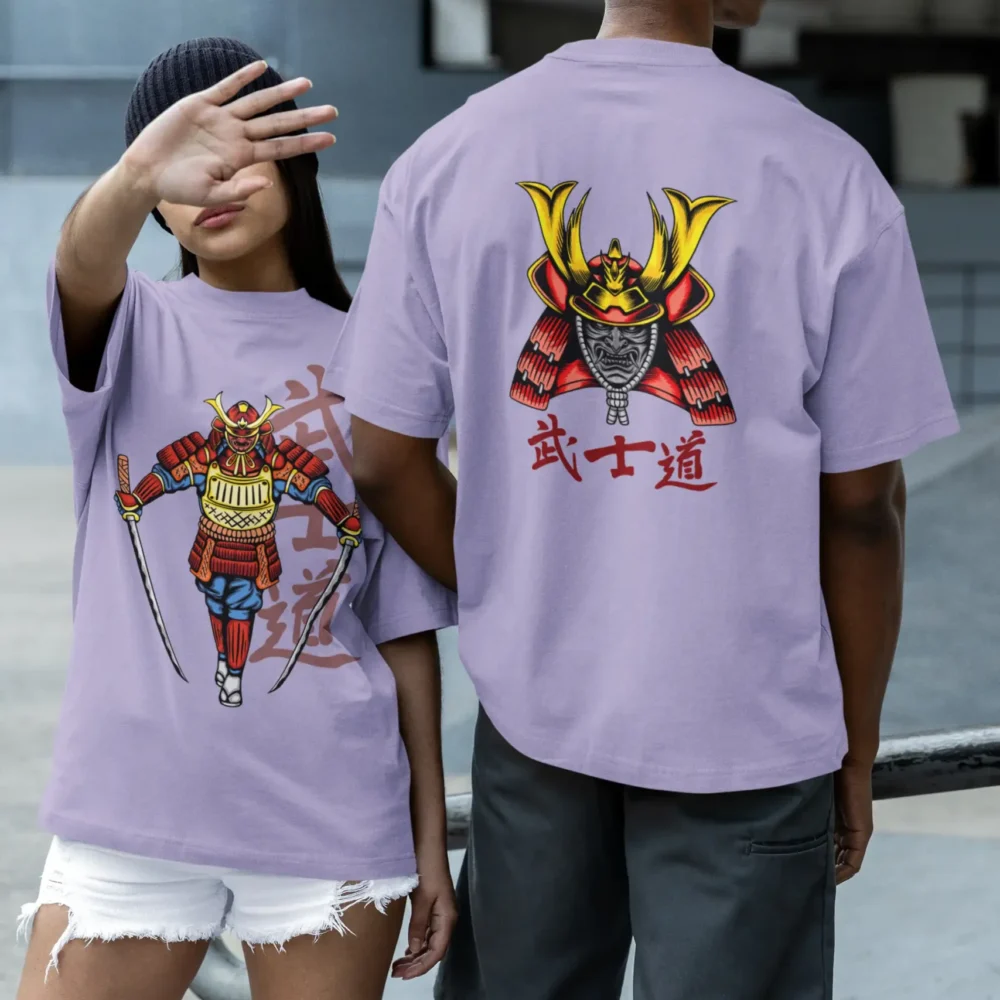 Mad4street Samurai Soul Terry Oversized Tee with cool graphics