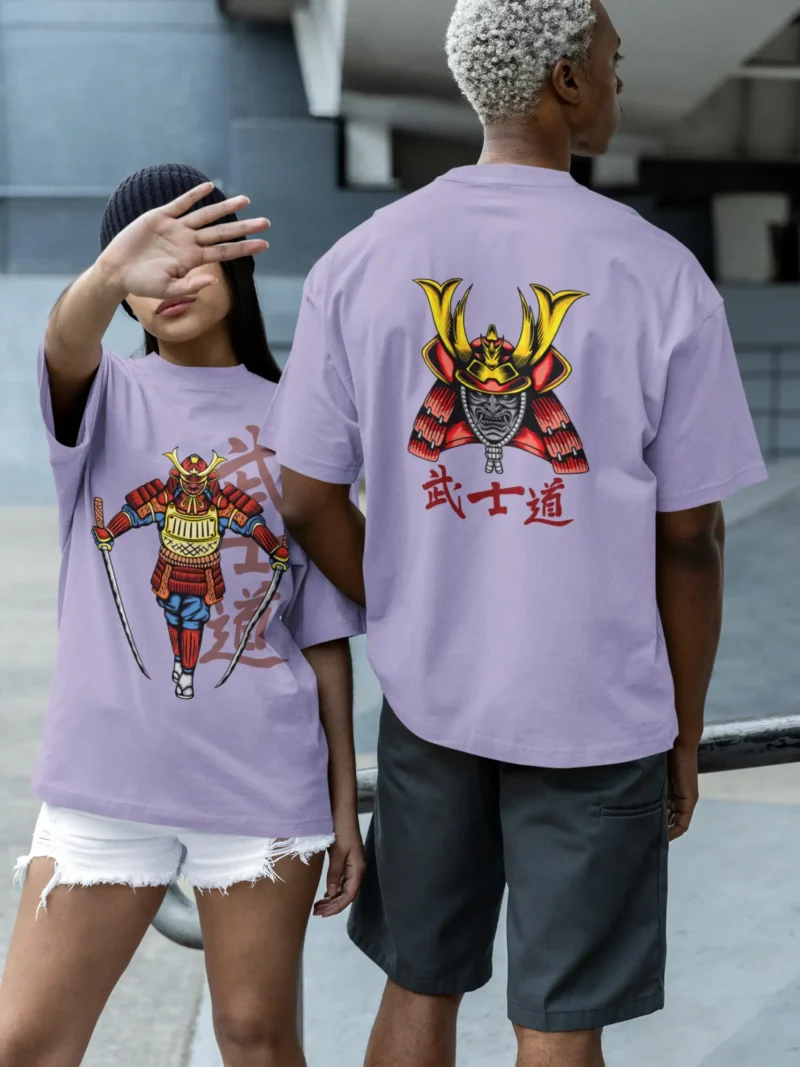 Mad4street Samurai Soul Terry Oversized Tee with cool graphics