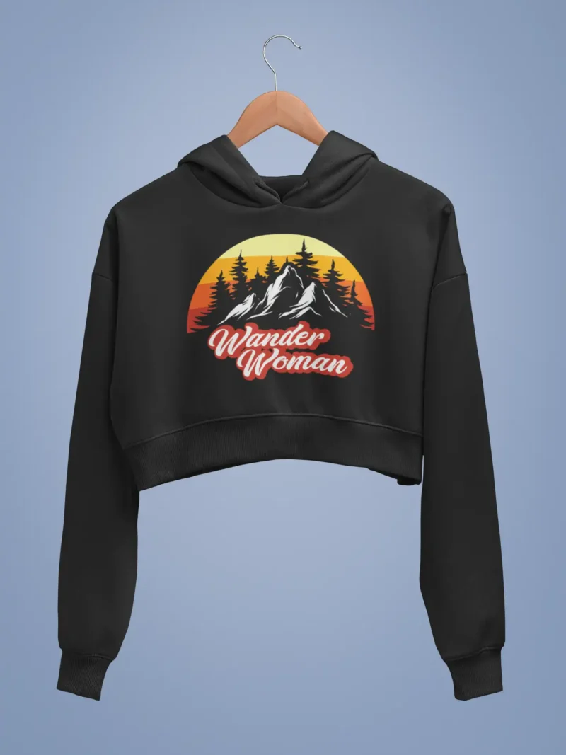 Wander Woman Crop Hoodie 2