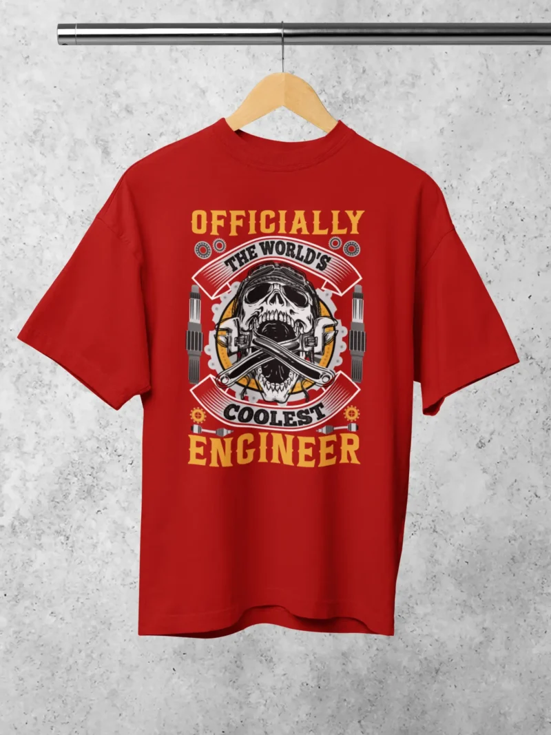 Worlds Coolest Engineer Oversized Tee 1 scaled