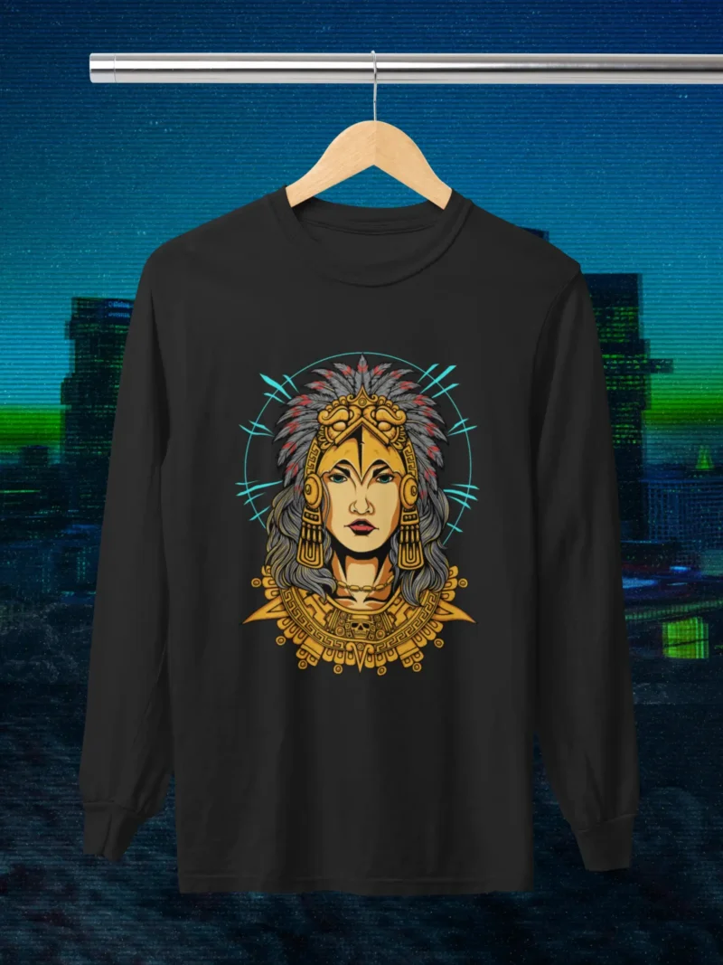 Aztec Royalty Full Sleeves Tee 4 scaled
