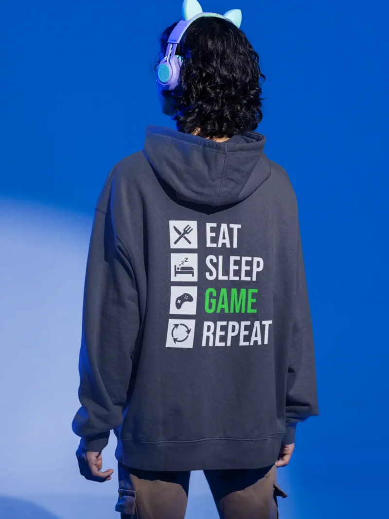 Gamer Grind Mode Oversized Hoodie 1