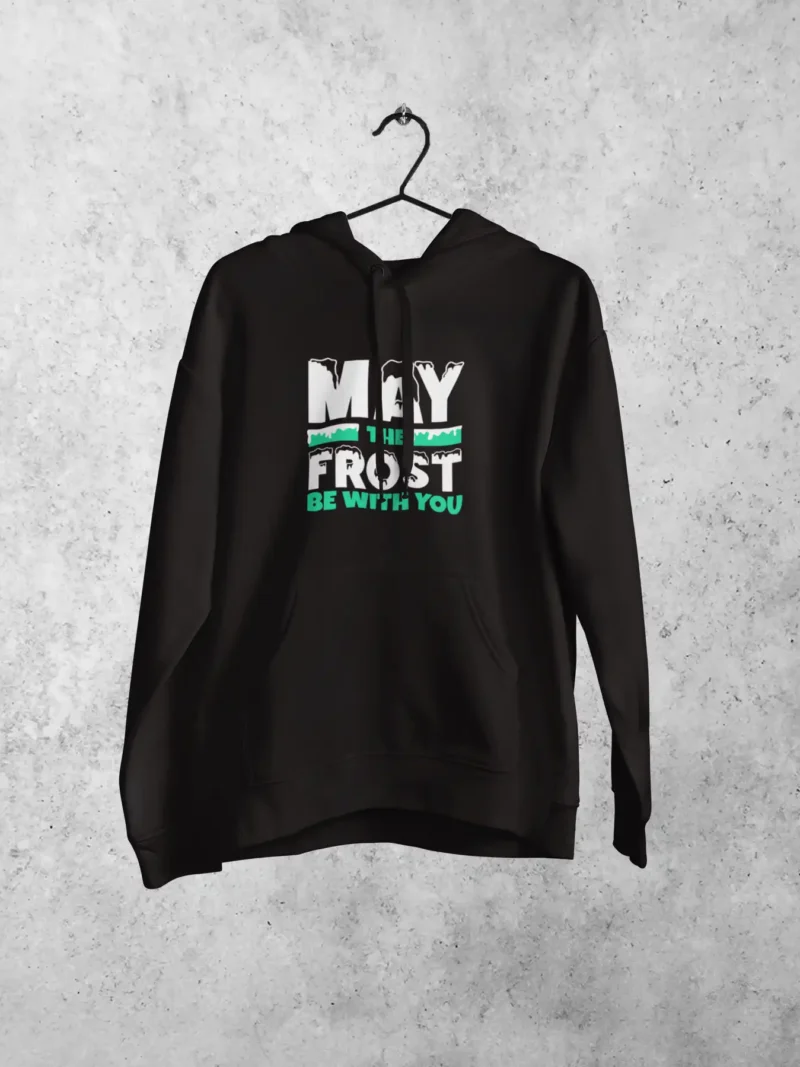 May The Frost Be With You Oversized Hoodie. Heavyweight 400 GSM hoodie by Mad4Street