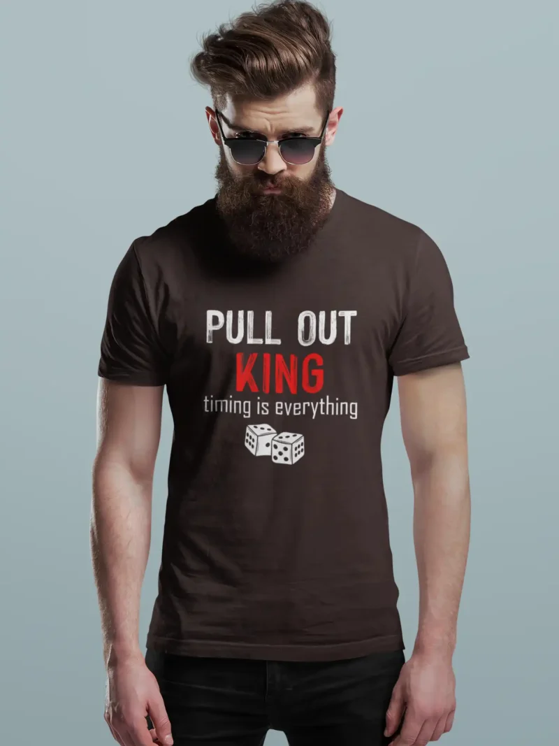 Pull Out King Tee – Bold Unisex Graphic Tee | Mad4Street 180 GSM Cotton