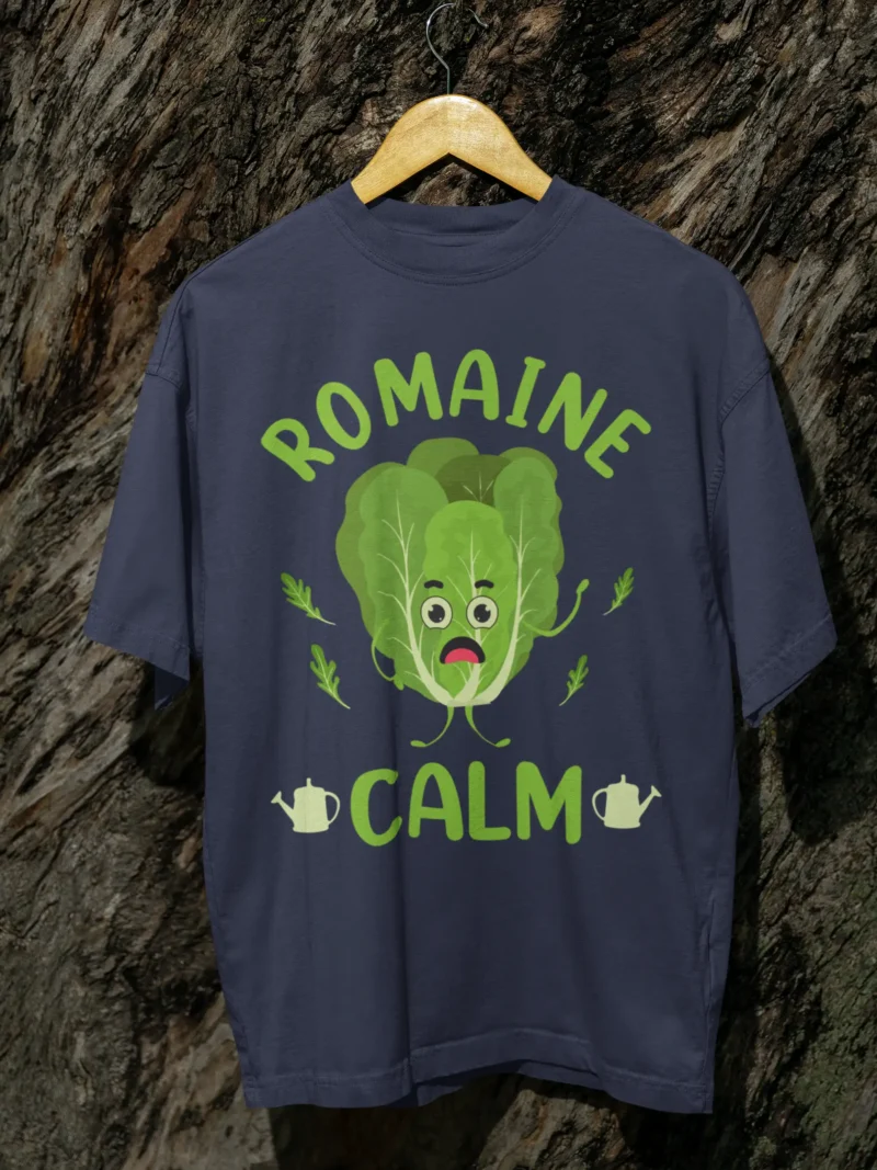Romaine Calm Oversized Terry Tee - Mad4street