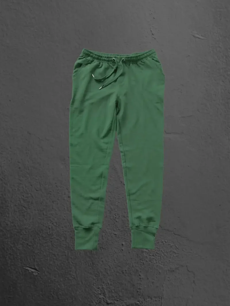 Flat Lay of M4S Solids Bottle Green Unisex Joggers