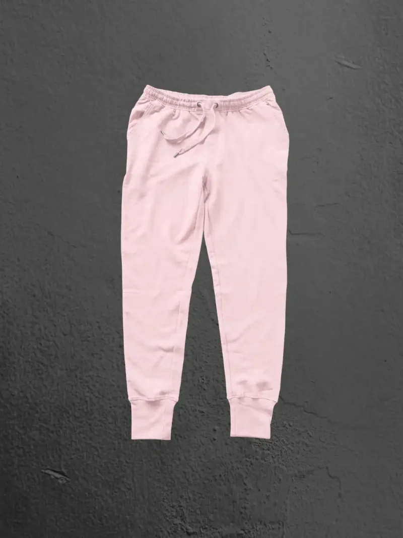 Flat Lay of M4S Solids Light pink Unisex Joggers