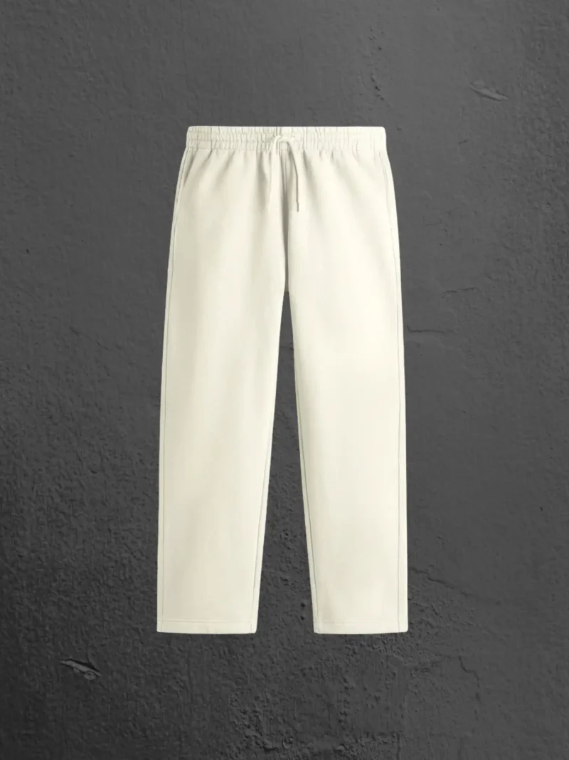 Flat Lay of M4S Solids Off White Unisex Sweatpants
