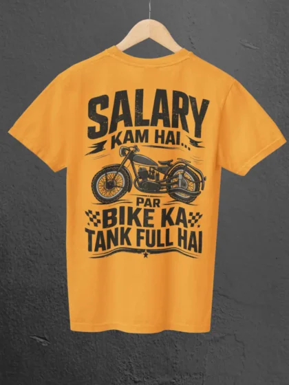 Tank Full Hai Golden Yellow Oversized Tee on a Hanger